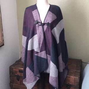Winter wrap, kimono, beautiful shades of purple!
